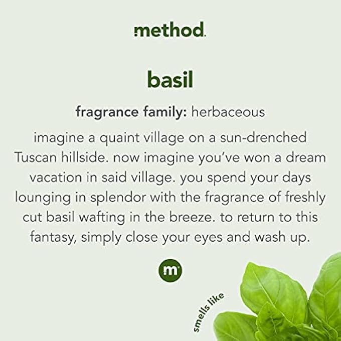 Method GEL HAND WASH, BASIL, 11.5 OZ, 1 PACK, PACKAGING MAY VARY - Image 3